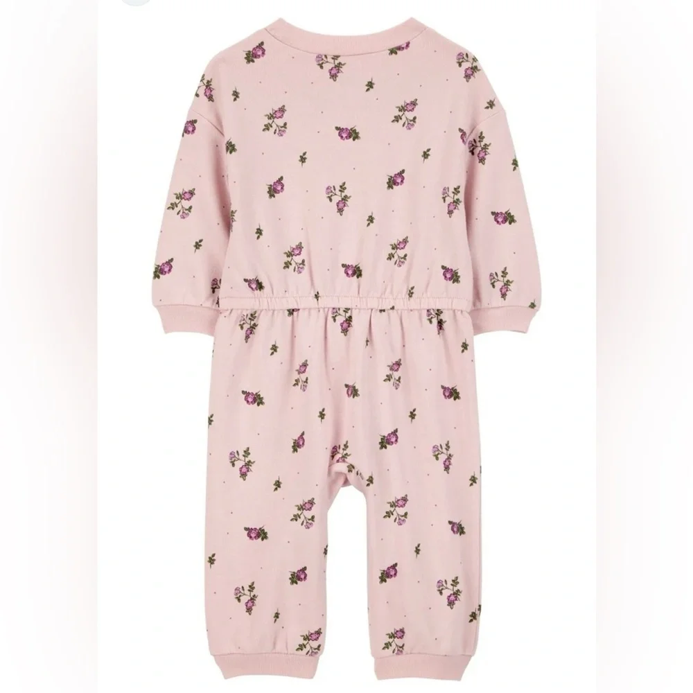 Carter's Light Pink Floral Baby Outfit